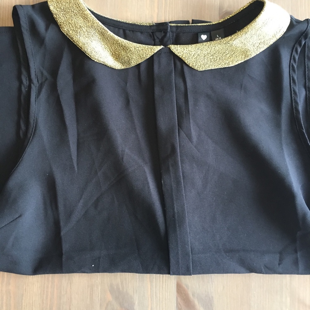 Sheer sleeveless top